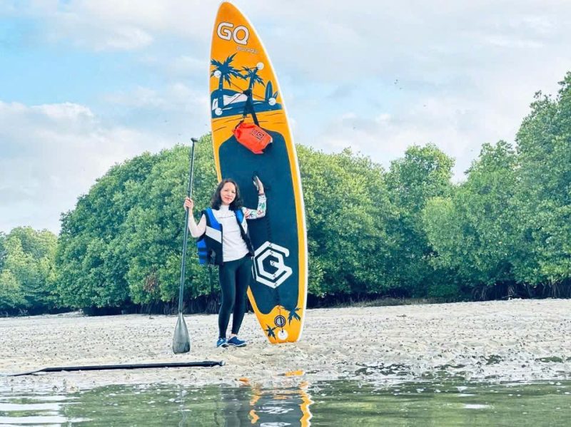 chèo sup khám phá rừng ngập mặn ở cam ranh